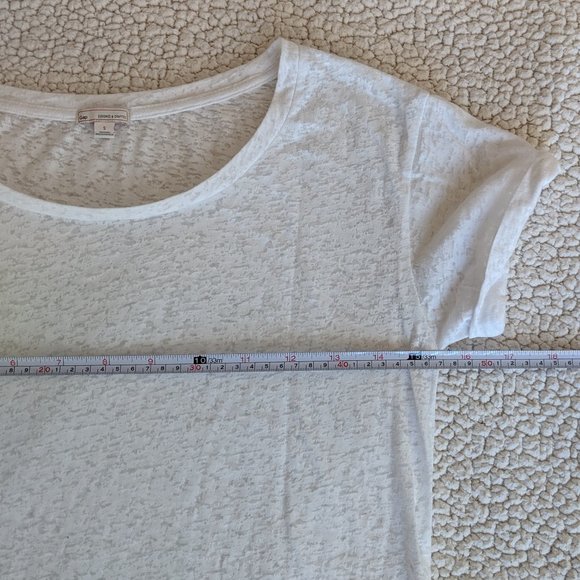 GAP sheer white tee (size S) - Picture 4 of 7